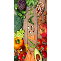 Tapis de cuisine Vegan Dimensions - 50x75 – Qualité supérieure pour Maison, Appartement, Bureau – Style élégant et durable – Confort optimal, facile