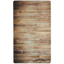 Thedecofactory - woody vinyle - Tapis de cuisine imprimé bois marron 45x75