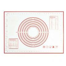 Coavas - Tapis de cuisson en silicone, tapis de cuisson antiadhésif 70x50cm, tapis à rouler antidérapant avec mesure pour pâtisseries fondantes,