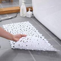 Tapis de douche antidérapant, tapis de douche rectangulaire antidérapant en galets, tapis de douche antidérapant avec ventouse, baignoire ou tapis de