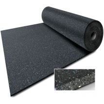 Tapis d'écurie en granulés de Caoutchouc Tapis pour Chevaux Pose Facile & antidérapant, ep = 5 mm 62.5 x 250 cm