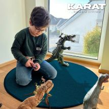 Tapis de jeu pour enfants Crocodile Bleu 195 cm de diamètre
