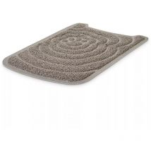 Tapis de litière pour chat, 49 x 32 cm - Design doux et agréable au toucher. Imperméable, facile à nettoyer. Offre exclusive