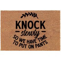 Feiyue - Tapis de porte d'entrée antidérapant de forme spéciale avec nom de famille de 26 lettres, absorbant, pour salle de bain, cuisine, tapis de