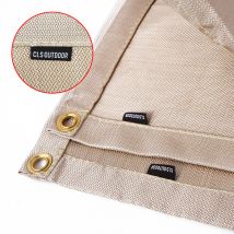 Ahlsen - Tapis de Protection de Sol pour Barbecue et Gril (100x80 cm), ignifugé et imperméable, Protecteur pour Le Camping et Le Pique-Nique.