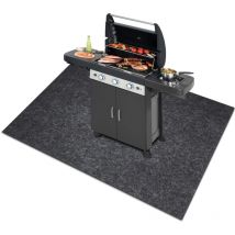 Linghhang - Tapis de Protection pour Barbecue Ignifuge - Grand Tapis de Protection Contre Le feu - Résistant à la Chaleur - pour brasero et poêle