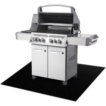 Rugsx - Tapis de protection pour barbecue triumph 990 pour terrasse, extérieur - noir black 100x200 cm