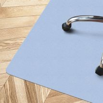 Floordirekt - Tapis protège-sol Pour sols durs Bleu clair 90 x 120 cm