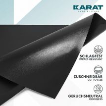 Tapis de protection pour sols durs Neo Disponible en plusieurs couleurs Noir 90 x 100 cm