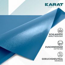 Karathomeliving - Tapis de protection pour sols durs Neo Disponible en plusieurs couleurs Bleu 114 x 300 cm