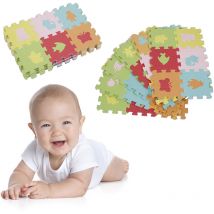 Tapis de puzzle en mousse 36 pièces 16x16, tapis de jeu pour enfants, tapis de couchage pour enfants, tapis de jeu pour bébé, tapis de puzzle, tapis