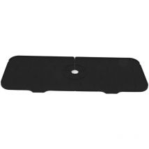 Kkmoon - Tapis de robinet en silicone sans bisphénol a réutilisable durable anti - éclaboussures silicone évier drain mat cuisine salle de bain noir