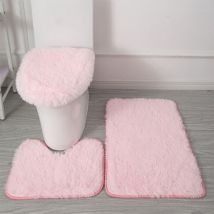 Tapis de salle de bain 3 pièces, tapis de baignoire antidérapant super doux et tapis de bain absorbant, tapis de salle de bain, tapis de bain en