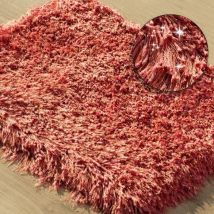 Tapis De Salle De Bain Celia 50 X 70 Cm Corail