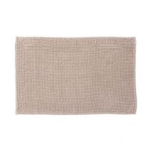 Tapis de Salle de Bain 'Chenille' 50x80cm Beige