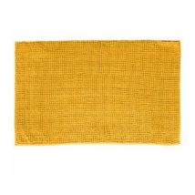 Tapis de Salle de Bain 'Chenille' 50x80cm Jaune