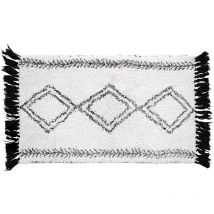 Tapis de salle de bain freya, coton, 50 x 80 cm