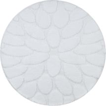 Rugsx - Tapis de salle de bain supreme cercle stones, des pierres, antidérapant, doux - blanc white cercle 100 cm