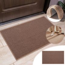Feiyue - Tapis de salle de bain, tapis de bain en microfibre extra doux et absorbant, décoration de salle de bain