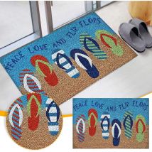 Feiyue - Tapis de salle de bain, tapis de salle de bain à séchage rapide, tapis de douche, tapis de bain pour sol de salle de bain, baignoire et