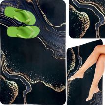 TAPIS DE SALLE DE BAIN XXL, ANTIDÉRAPANT, SÉCHAGE RAPIDE, TAPIS ABSORBANT 50 x 80