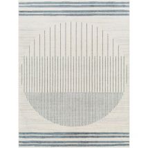 Surya - Tapis Scandinave Lavable en Machine Bleu 200x275 cm