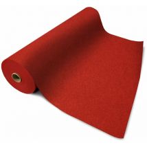 Karat - Tapis de couloir Pour Événement Sintra Rouge tacheté 100 x 350 cm