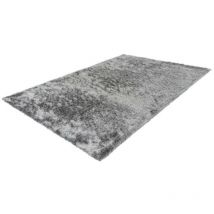 Lalee - Tapis de salon uni shaggy doux Twist Argenté 80x150