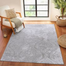 Surya - Tapis Vintage Oriental Blanc/Gris 160x213 cm