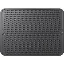 Mezheng - Tapis de Séchage Vaisselle en Silicone, Organisateur d'évier, Support pour évier de Cuisine, Résistant à la Chaleur et Antidérapant, Tapis