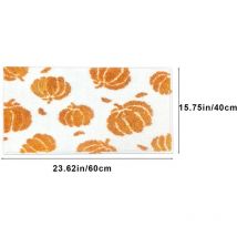 Feiyue - Tapis de sol citrouilles de Thanksgiving, tapis de salle de bain antidérapant pour festival d'automne, tapis de porte, cadeau