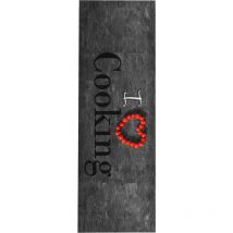 Tapis de sol de cuisine lavable Cooking 45x150 cm