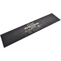 Tapis de cuisine lavable impression cuisine noir 60x300 cm Vidaxl