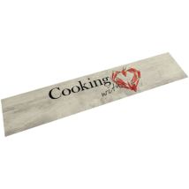 Tapis de cuisine lavable imprimé de piment Cooking 60x300 cm Vidaxl