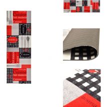 Tapis de sol de cuisine lavable Cuisine 45x150 cm - Tapis De Sol - Tapis De Cuisine - Paillasson - Tapis Absorbant - Tapis Lavable