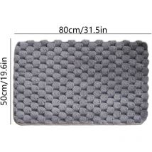 Feiyue - Tapis de sol de salle de bain, tapis absorbant pour porte, tapis de toilette antidérapant