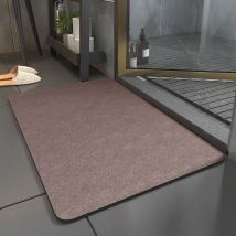 Alovez - Super saugfähige Bodenmatte, saugfähige Badematte, weicher Teppich, 50 x 80 cm, leicht zu reinigende Kieselgurmatte, Badematte,