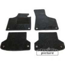 Tapis de sol textile compatible avec Audi A3 -8P- moquette noir