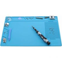 Mowze - Tapis de soudure en silicone, 500 °C, résistant à la chaleur, antidérapant, tapis de réparation pour station de soudage et de soudage