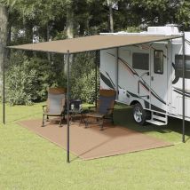 Tapis de tente 200x400 cm Taupe