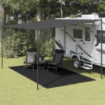 Tapis de tente,Tapis extérieur,Tapis de jardin 250x350 cm Noir CFW985899