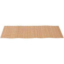 Tapis de thé en bambou fait à la main, napperon de table imperméable, chemin de table à thé pour la maison