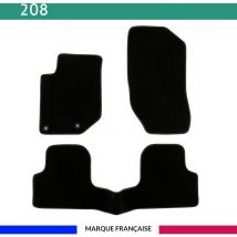 Tapis de voiture - Sur Mesure pour 208 (dès 2019) - 3 pièces - Tapis de sol antidérapant pour automobile