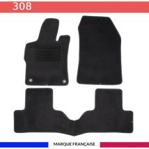 Autosweet - Tapis de voiture - Sur Mesure pour 3008 (dès 12/2020) - 3 pièces - Tapis de sol antidérapant pour automobile