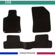 Tapis de voiture - Sur Mesure pour 308 (2013 - 2021) - 3 pièces - Tapis de sol antidérapant pour automobile