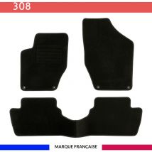 Tapis de voiture - Sur Mesure pour 308 / 308SW (2007 - 2013) - 3 pièces - Tapis de sol antidérapant pour automobile