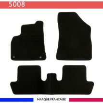 Autosweet - Tapis de voiture - Sur Mesure pour 5008 (2009 - 2017) - 3 pièces - Tapis de sol antidérapant pour automobile
