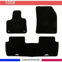 Autosweet - Tapis de voiture - Sur Mesure pour 5008 (dès 2017) - 3 pièces - Tapis de sol antidérapant pour automobile