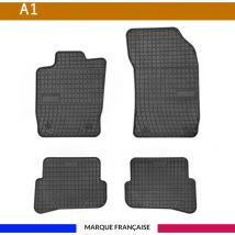 Tapis de voiture - Sur Mesure pour A1/ S1 sportback (2010 - 2018) - 4 pièces - Tapis de sol antidérapant pour automobile - Souple