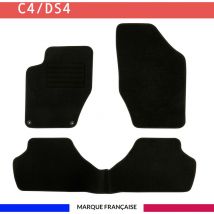 Tapis de voiture - Sur Mesure pour C4 / DS4 (2009 - 2020) - 3 pièces - Tapis de sol antidérapant pour automobile